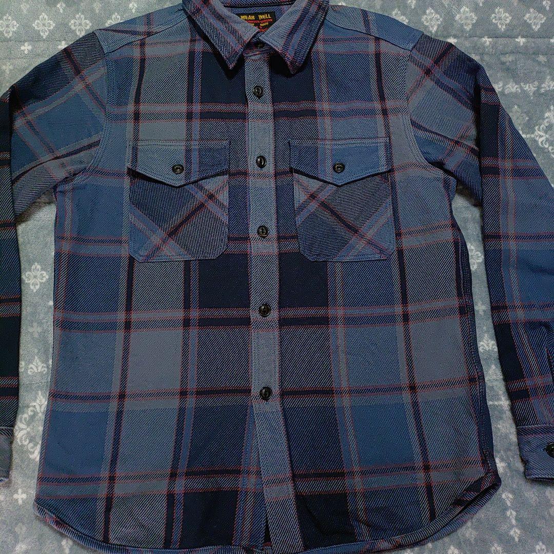 UESウエス エクストラヘビーネルシャツ 502451　15oz サイズ3(L)