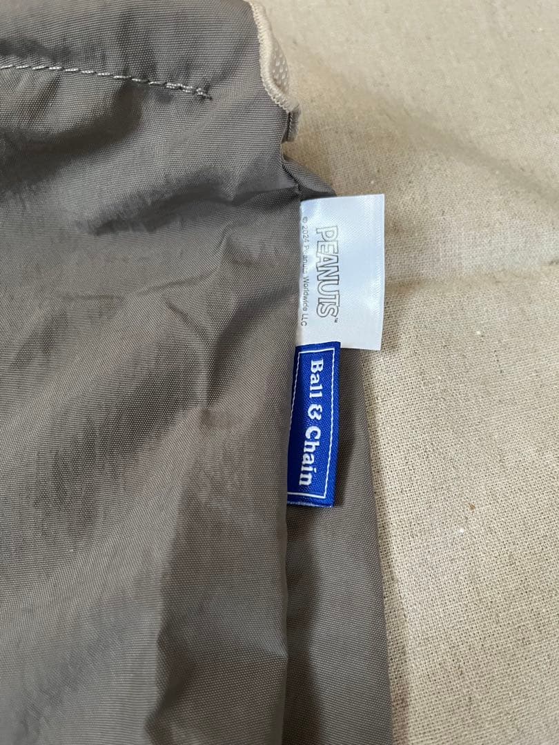 【未使用】Ball&chain スヌーピー　バンダナ柄　グレーL