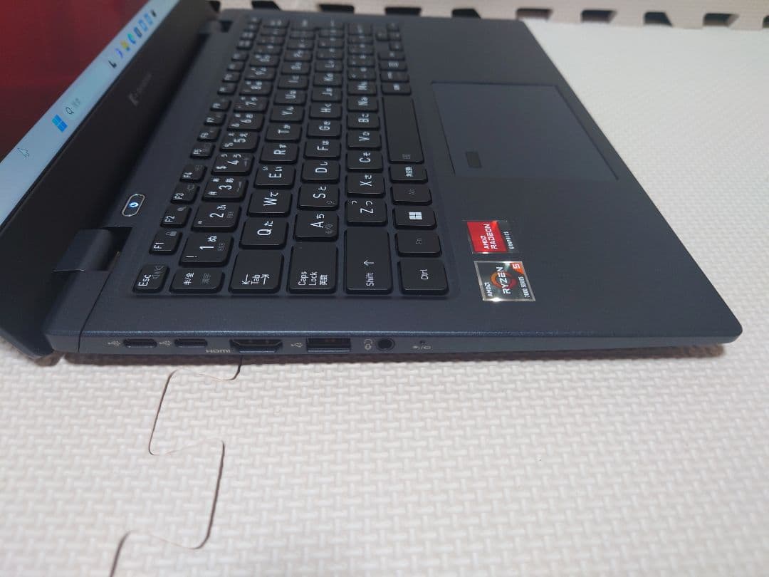 東芝Dynabook GA83/XW Ryzen5 7530U 800g台超軽量