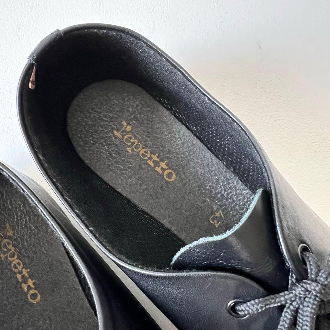 【Sale】Repetto Jazz 黒43レザー レペット ジャズ