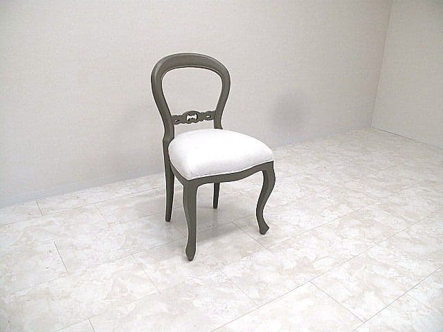 サラグレース バルーンバックチェア フレンチシャビー 猫脚 高級アンティーク調