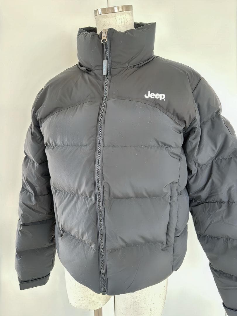 【新品・タグつき】Jeep ダウンジャケットブラック 男女兼用