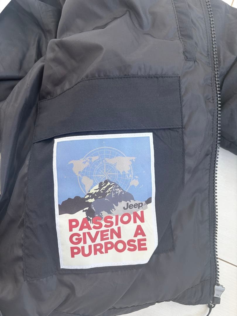 【新品・タグつき】Jeep ダウンジャケットブラック 男女兼用
