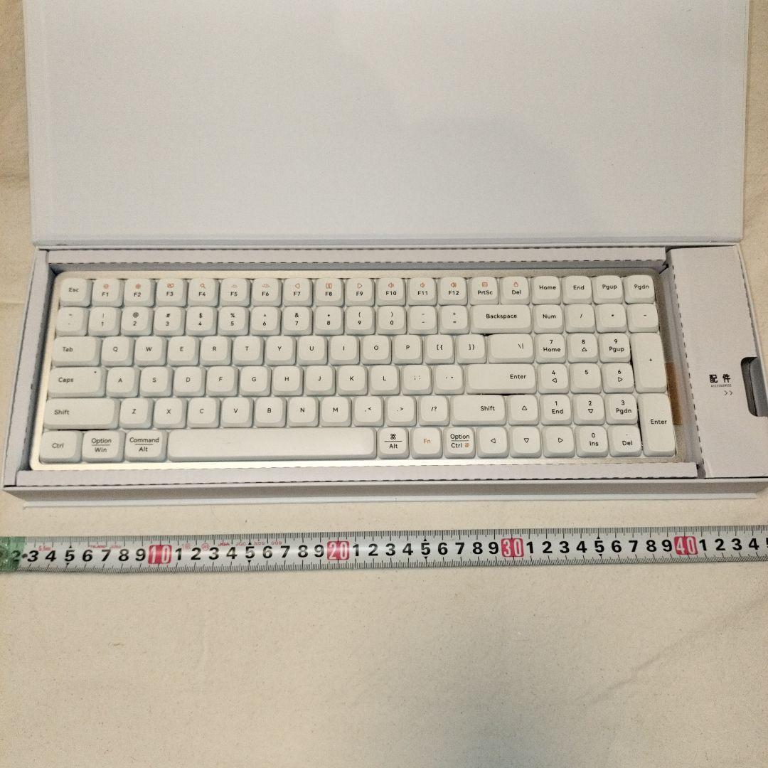 【美品】LOFREE FLOW100 英語配列 シルバーホワイト