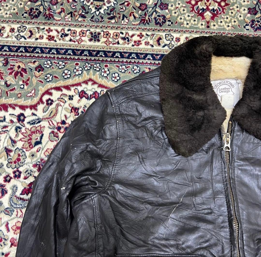G-1 ファー付きレザージャケット