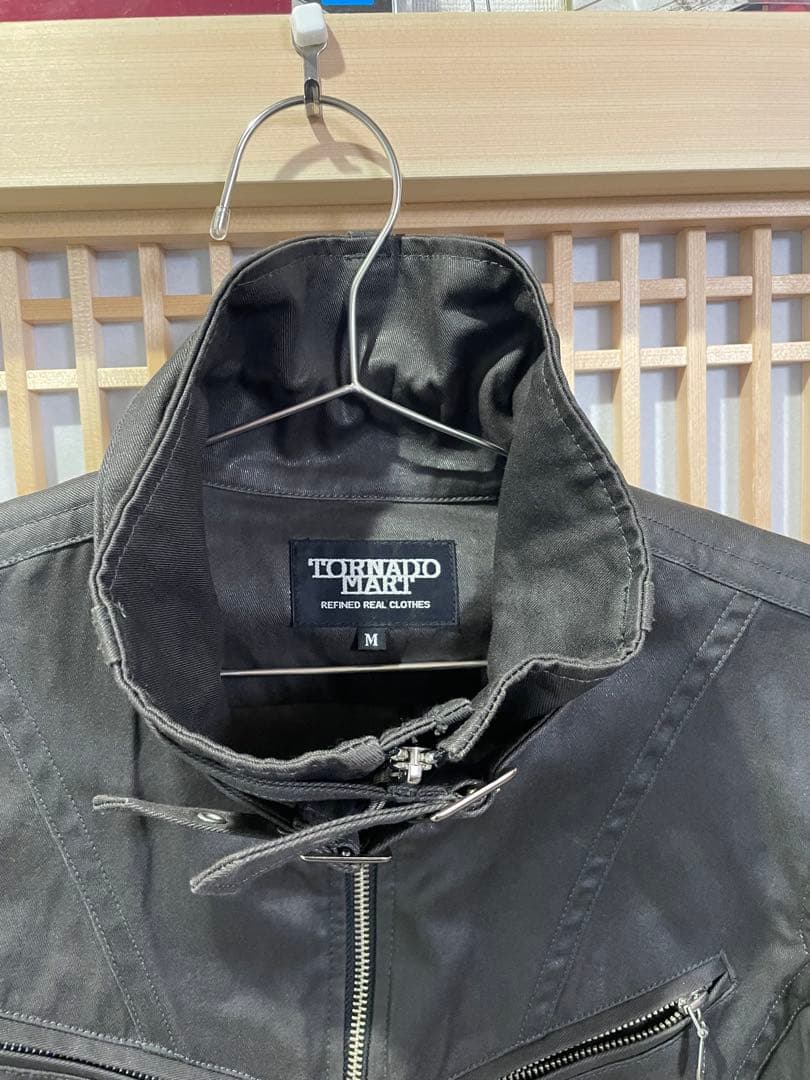 TORNADO MART ライダースジャケット M 綿100%（光沢あり）