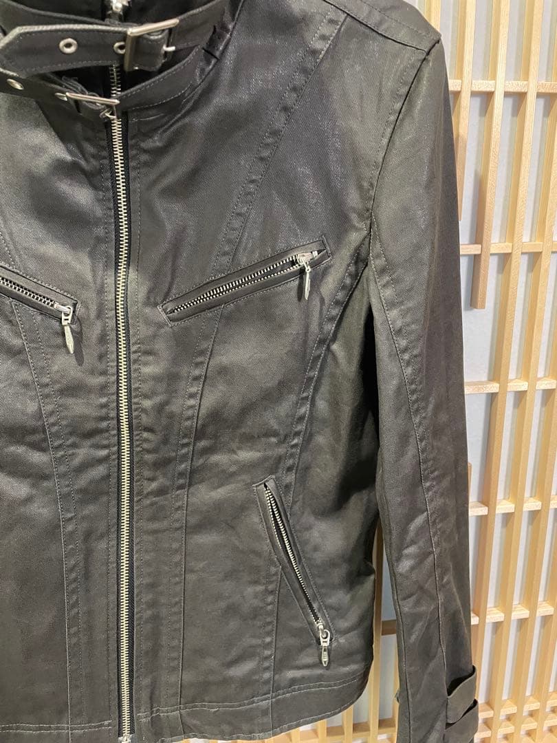 TORNADO MART ライダースジャケット M 綿100%（光沢あり）