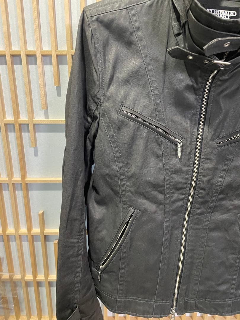 TORNADO MART ライダースジャケット M 綿100%（光沢あり）