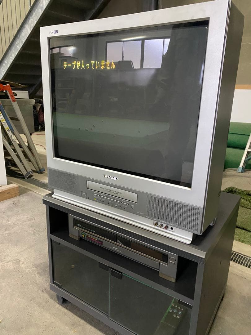 SHARP VT-25FF1 ブラウン管テレビ リモコン付き