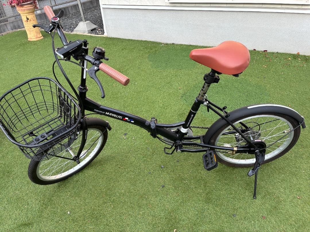 折り畳み自転車　MYPALLAS(マイパラス)　20インチ　ブラック