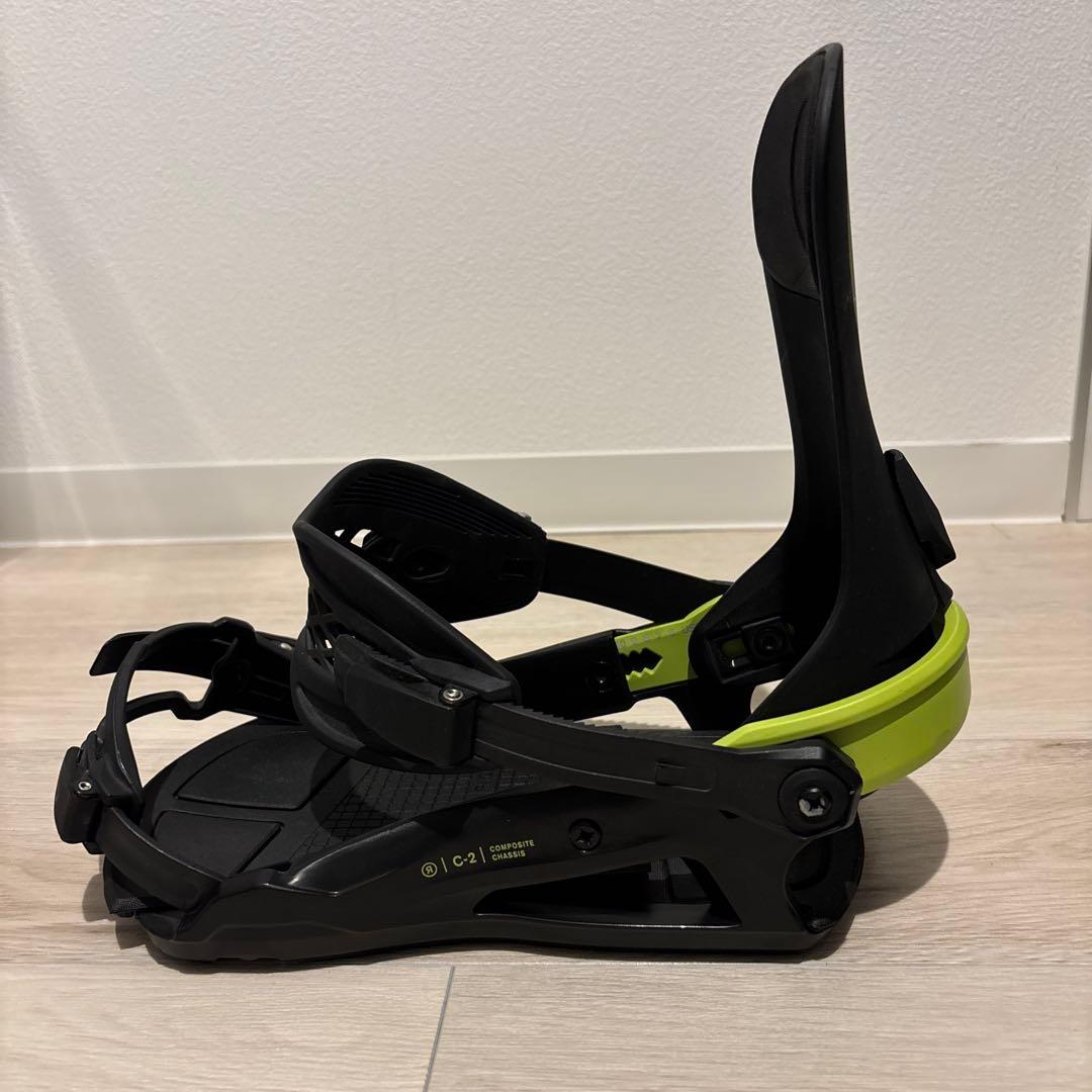 RIDE C-2 スノーボードビンディング ブラック/イエロー
