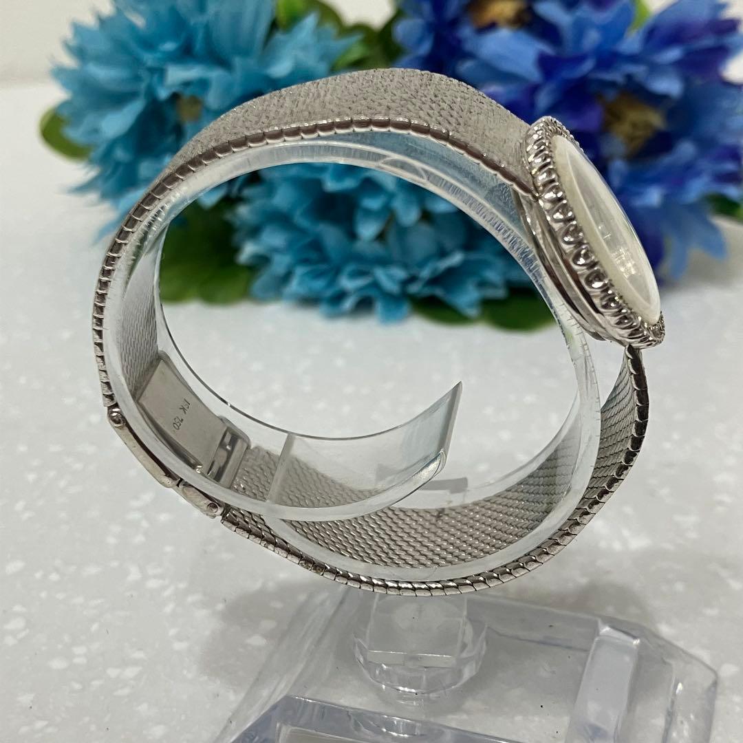 OMEGA De Ville ダイヤモンドベゼル　シルバー 手巻き時計　稼働品