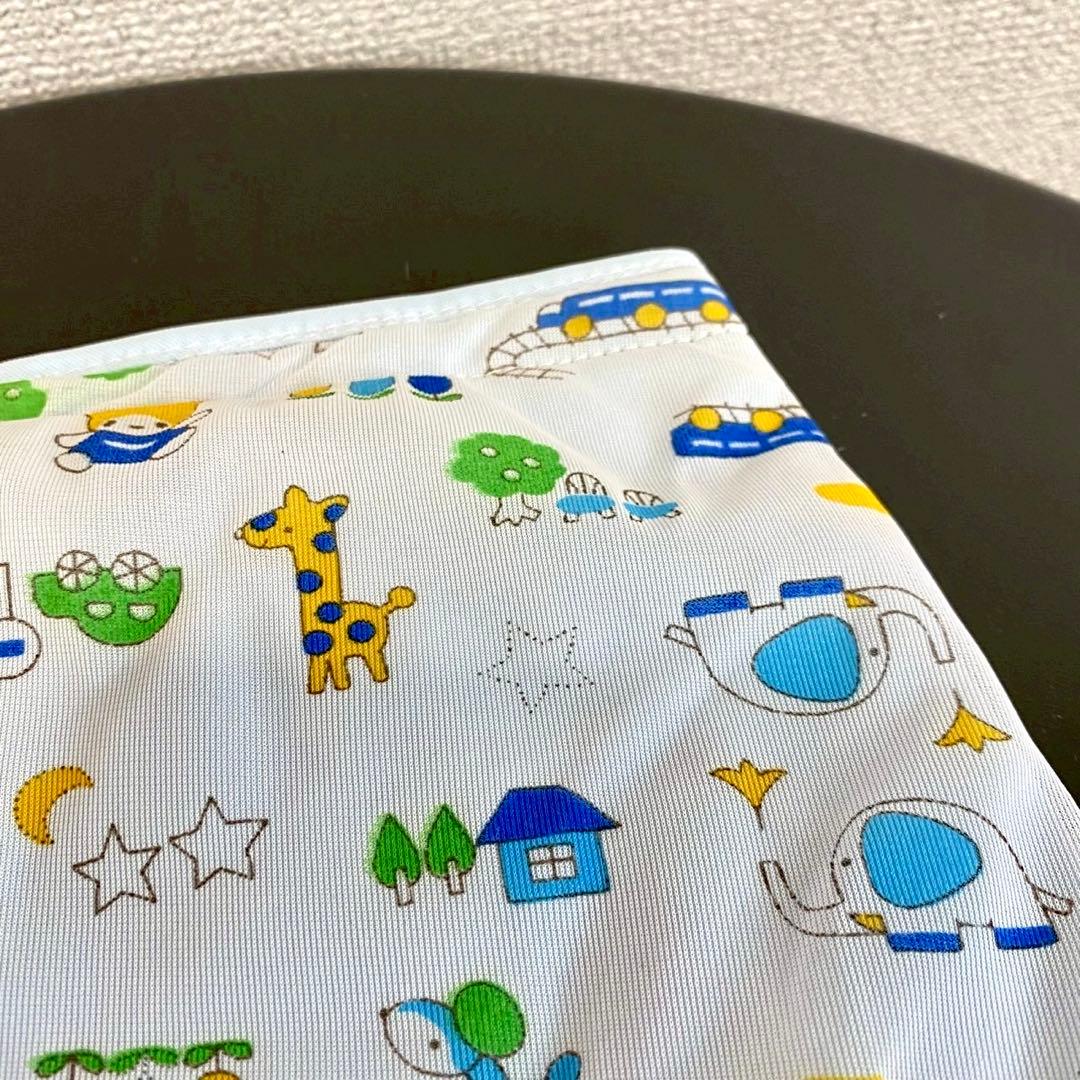 限定1 レトロ オムツカバー 2種 アニマル 動物　キリン 鳥　犬　車　花