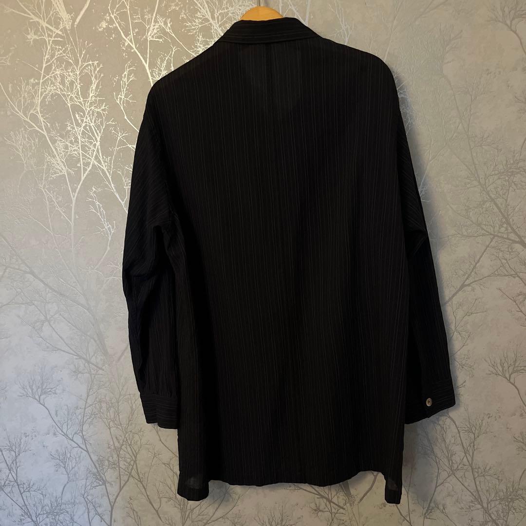 y'sfor men ストライプ柄 長袖ボタンシャツ 　M