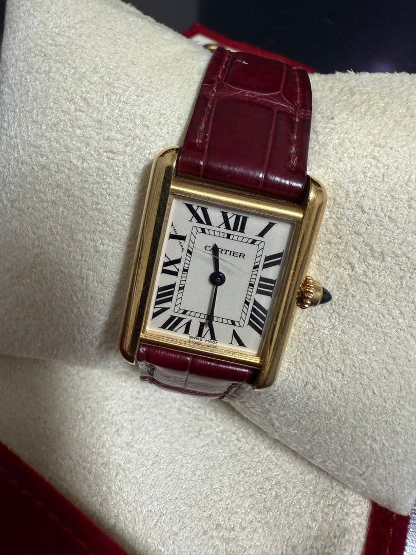【専用】タンク ルイ カルティエ　SM イエローゴールド　腕時計