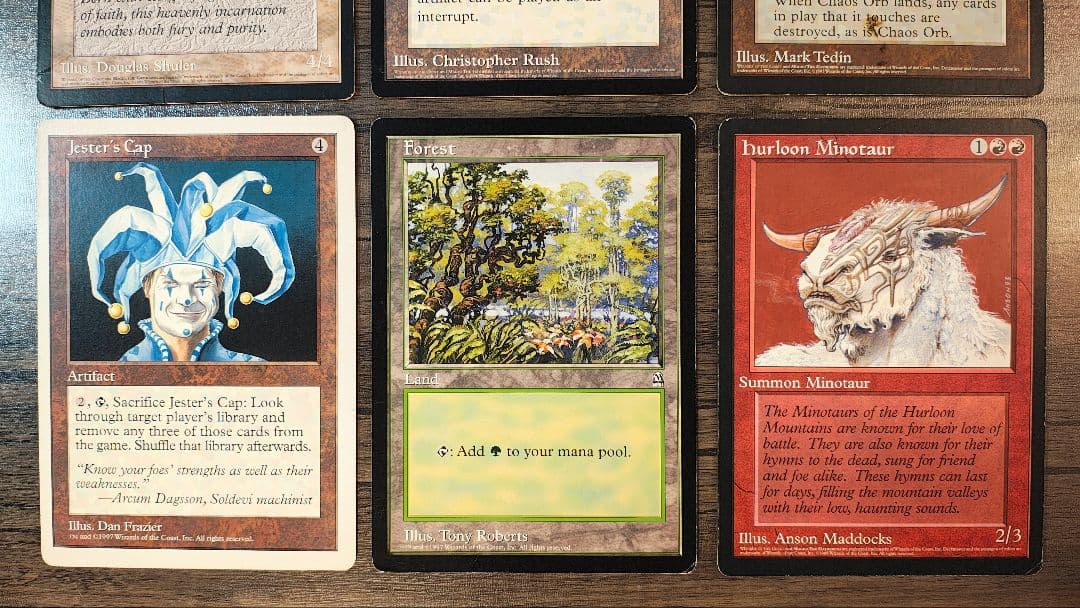 大判カード Black Lotus Serra Angel等 合計６枚 MTG