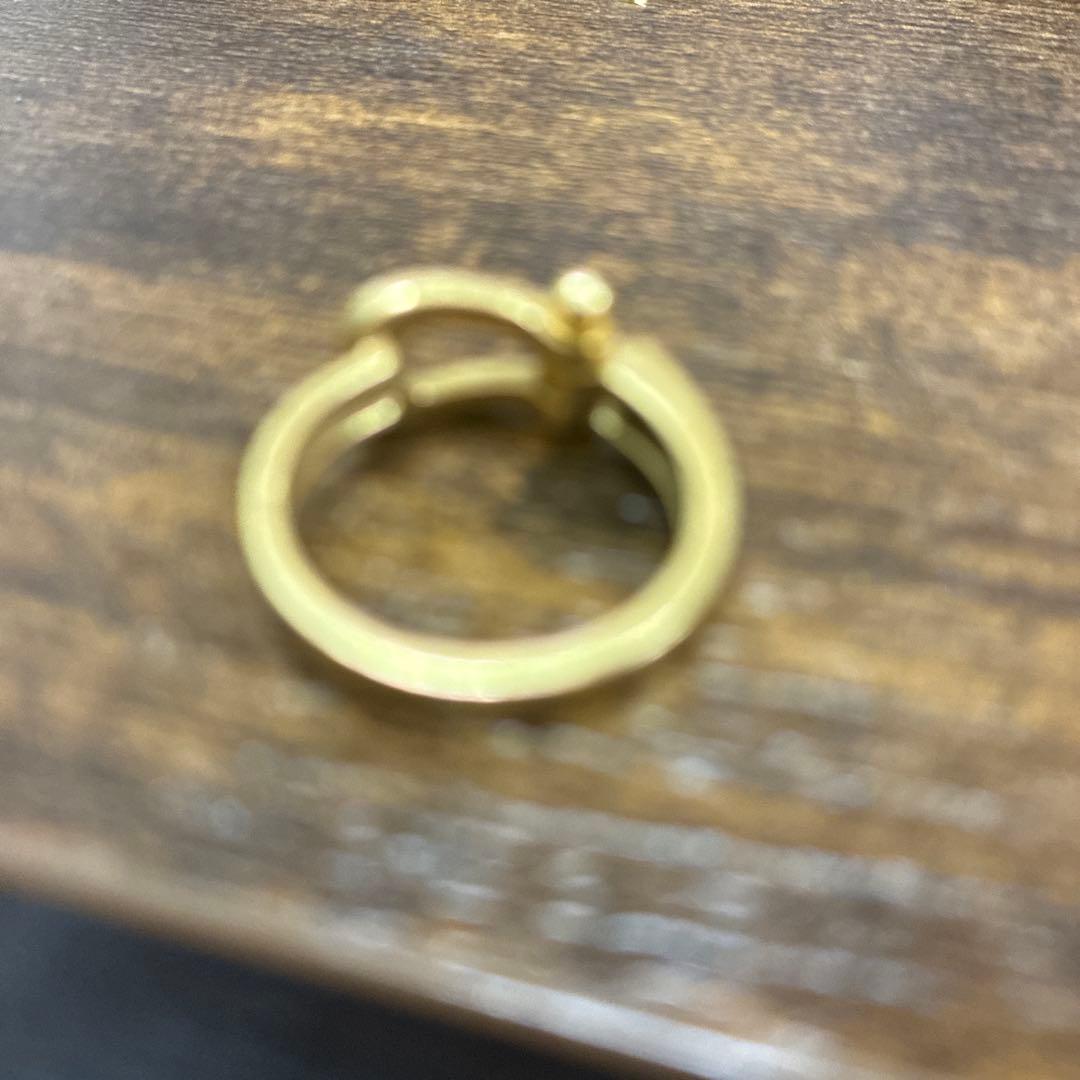 FREDダイヤイエローゴールドリングミディアム