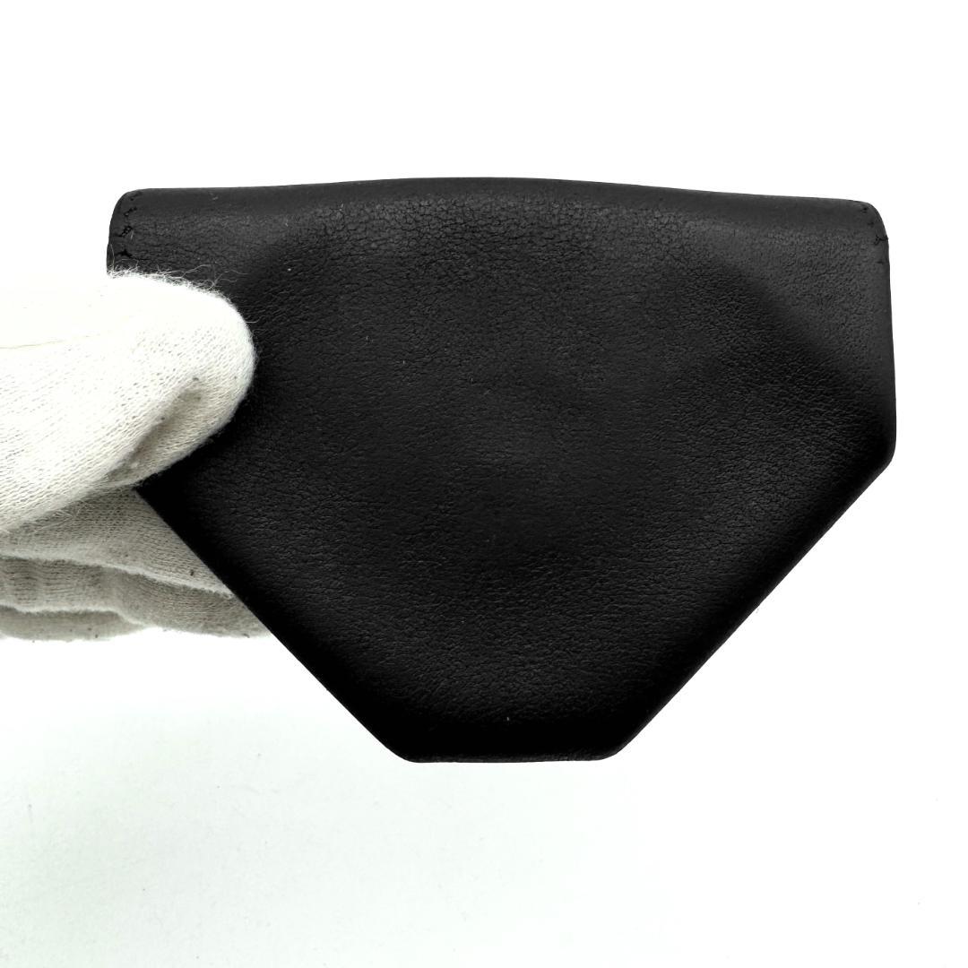 【美品】エルメス ルヴァンキャトル レザー ブラック ケース CA4