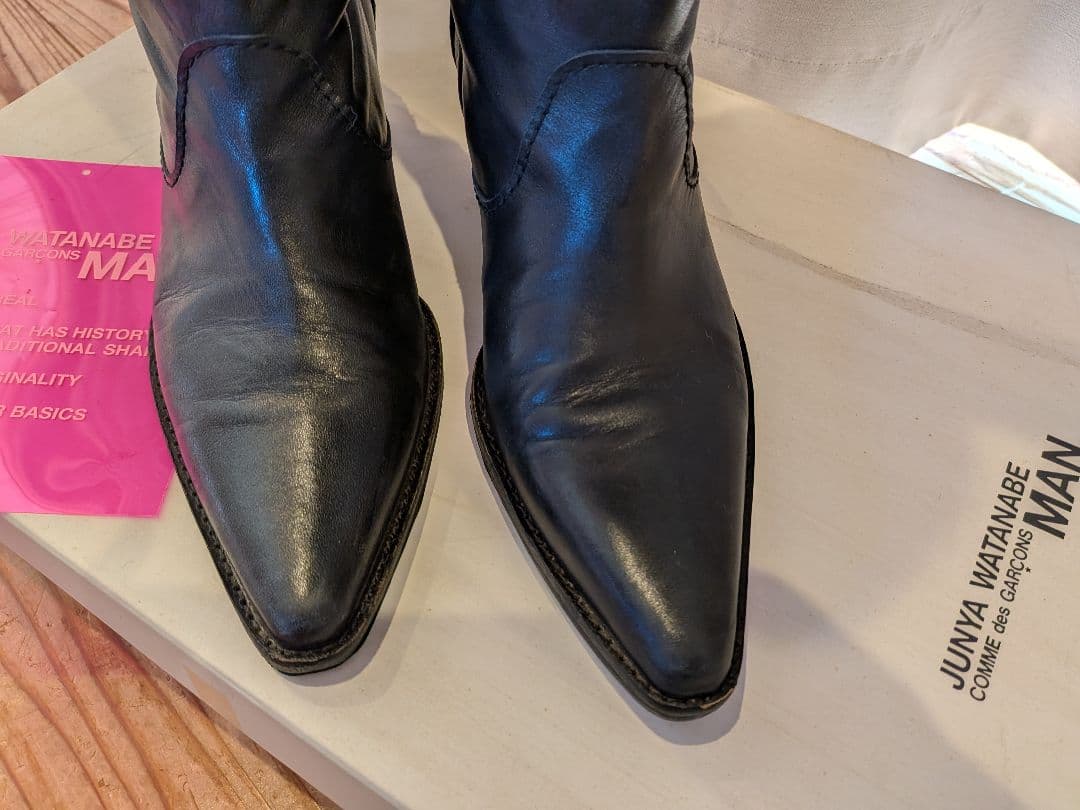 コムデギャルソン ジュンヤワタナベ ロングブーツ M ブラック