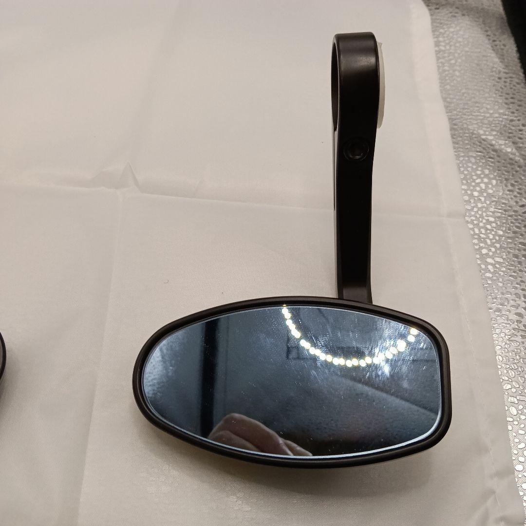 rizomaバイクミラー左右セット ブラック ボルト式