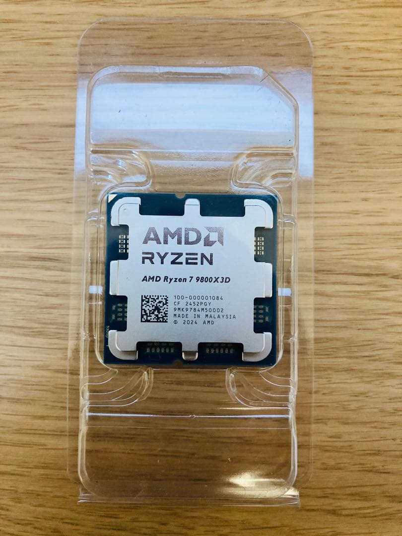新品　AMD Ryzen 7 9800X3D 動作保証