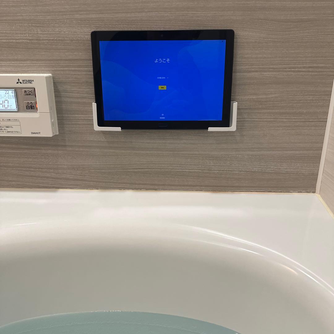 docomo d-41a タブレット 黒 (お風呂で使える完全防水 IPX8)