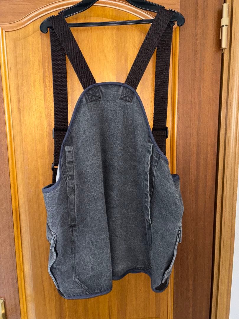 BLUCO/12OZ DENIMUTILITY VEST(BLK)サイズF