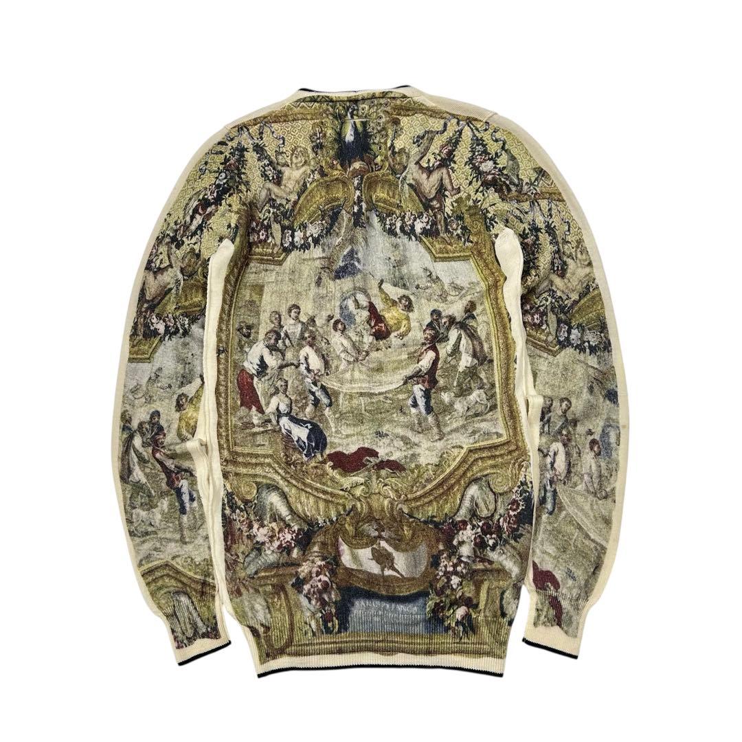 DOLCE&GABBANA 西洋絵画 ニットカーディガン