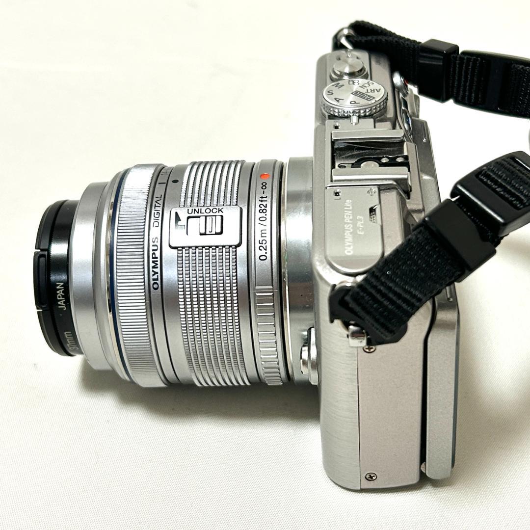 オリンパス PEN E-PL3 ミラーレスカメラ シルバー