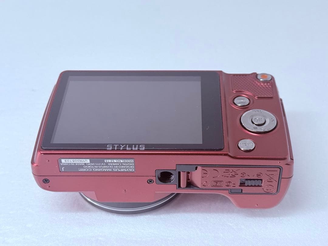 OLYMPUS STYLUS SZ-15レッド 動作確認済 24倍ズーム レトロ