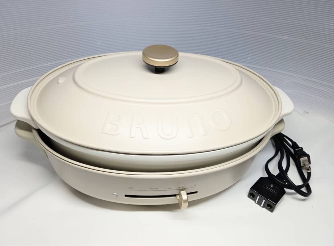 【ターコイズ】ブルーノ BRUNO オーバルホットプレート クラッシー