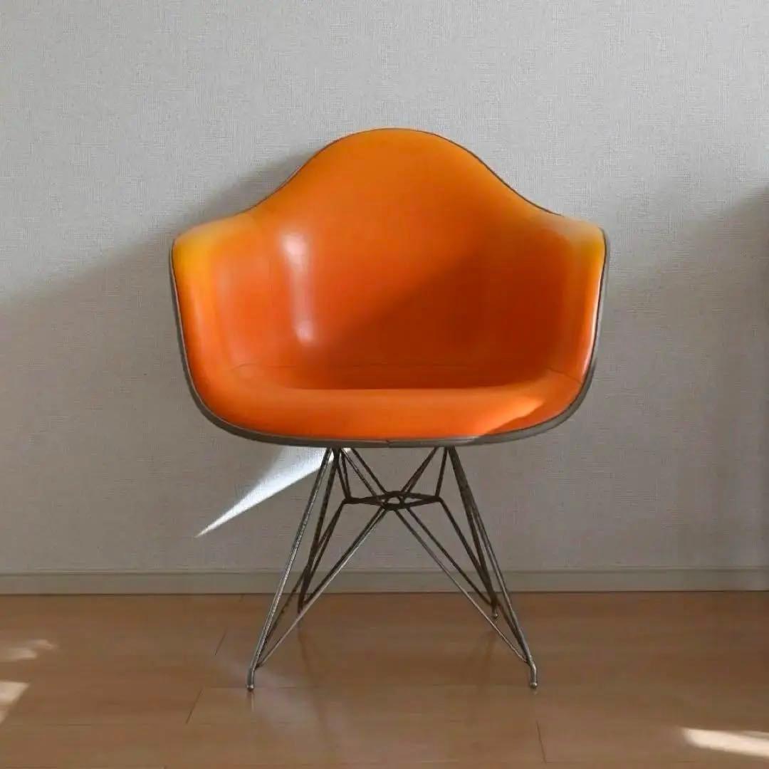 【正規品】イームズ アームシェルチェア レザー張り