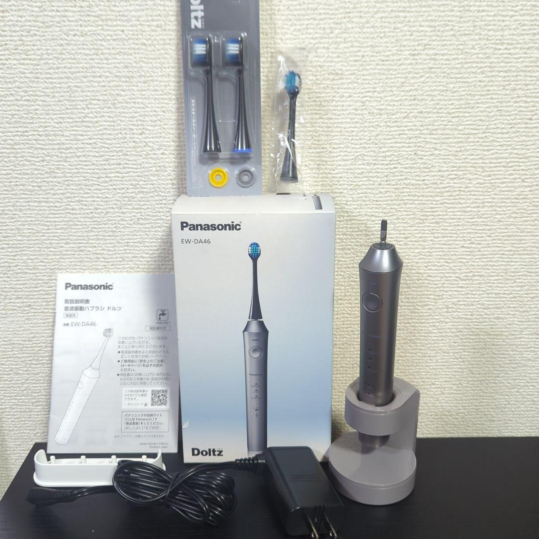だ*ま様 【超美品】パナソニック♡電動歯ブラシ♡ドルツ♡EW-DA46♡新品ブラ