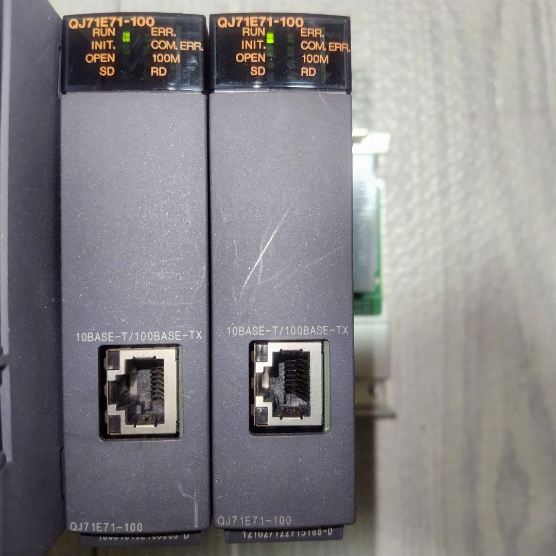 MITSUBISHI 三菱電機 シーケンサ QJ71E71-100 2台セット