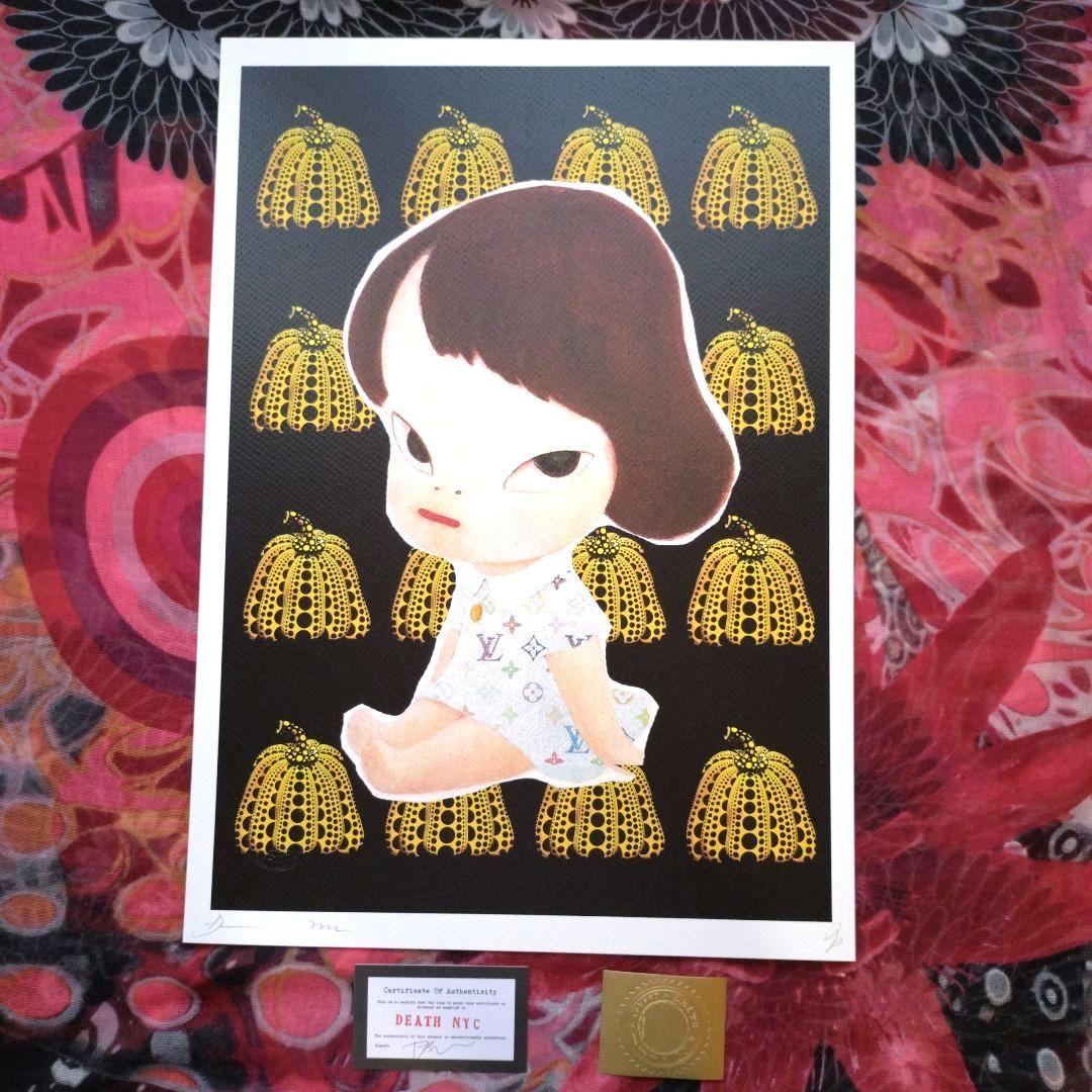 death nyc 世界限定100枚　奈良美智　ロッタちゃん　草間彌生　かぼちゃ