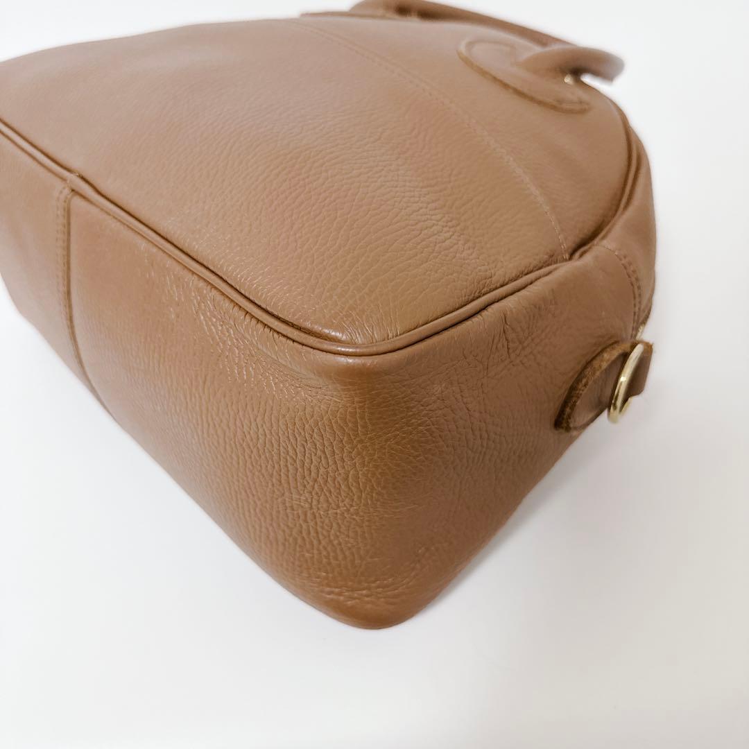 【24時間以内発送】ヤングアンドオルセン　キャメル　ボストンバッグ　ショルダー