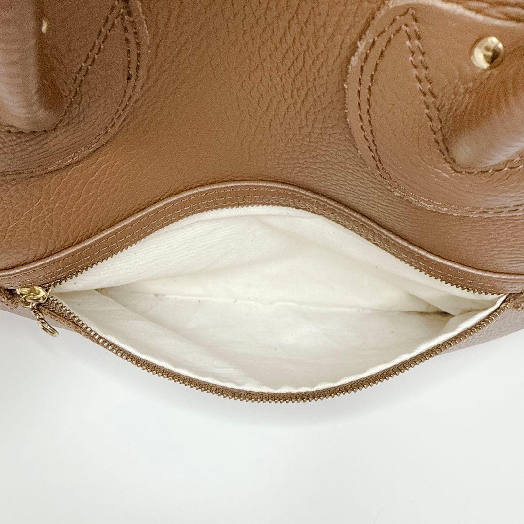 【24時間以内発送】ヤングアンドオルセン　キャメル　ボストンバッグ　ショルダー