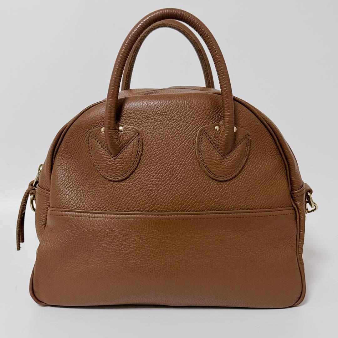 【24時間以内発送】ヤングアンドオルセン　キャメル　ボストンバッグ　ショルダー