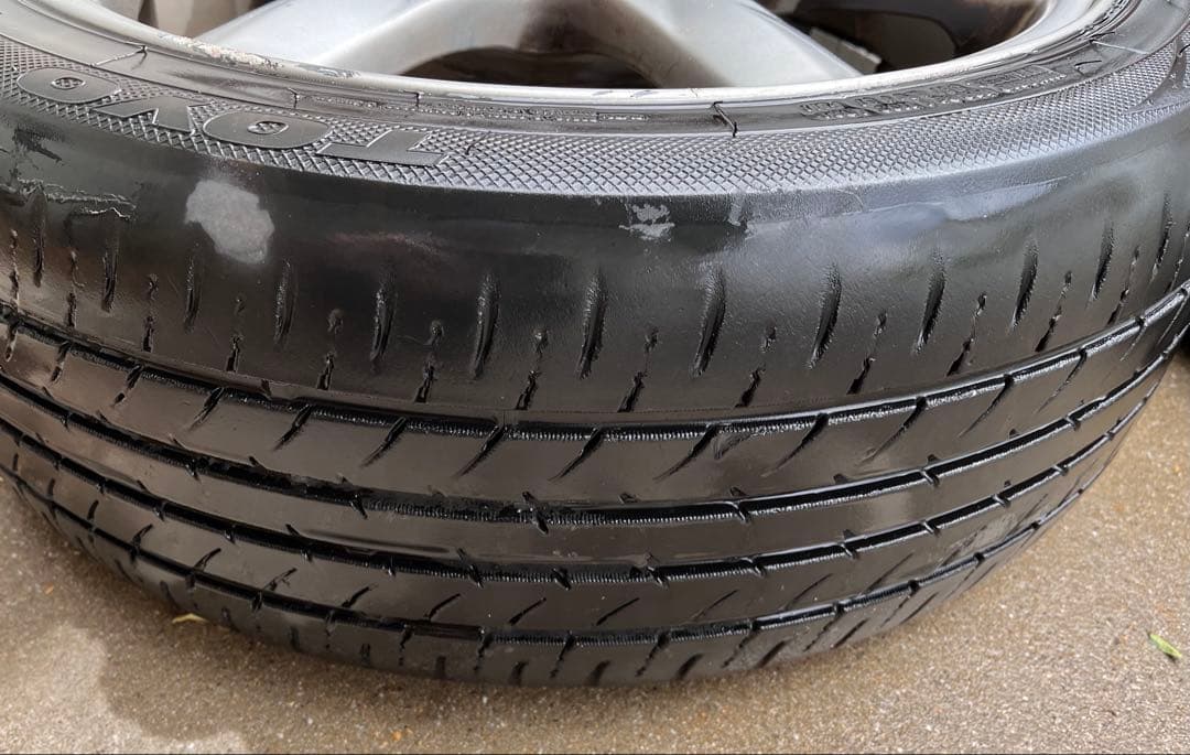 VOLVO850R 純正アルミ 17インチ7J 5穴 タイヤセットPCD:108