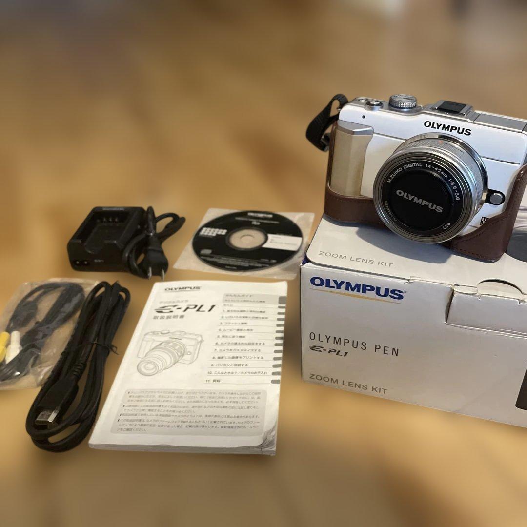 美品 OLYMPUS PEN Lite E-PL1 一眼 ズームレンズキット