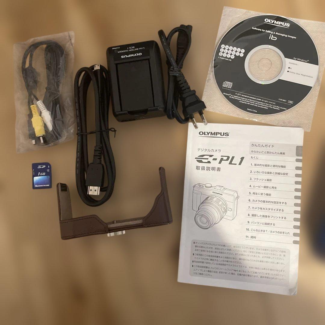 美品 OLYMPUS PEN Lite E-PL1 一眼 ズームレンズキット
