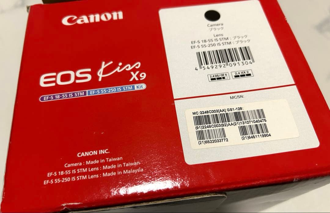 本体のみ 箱説明書ありCanon EOS Kiss X9 デジタル一眼レフカメラ