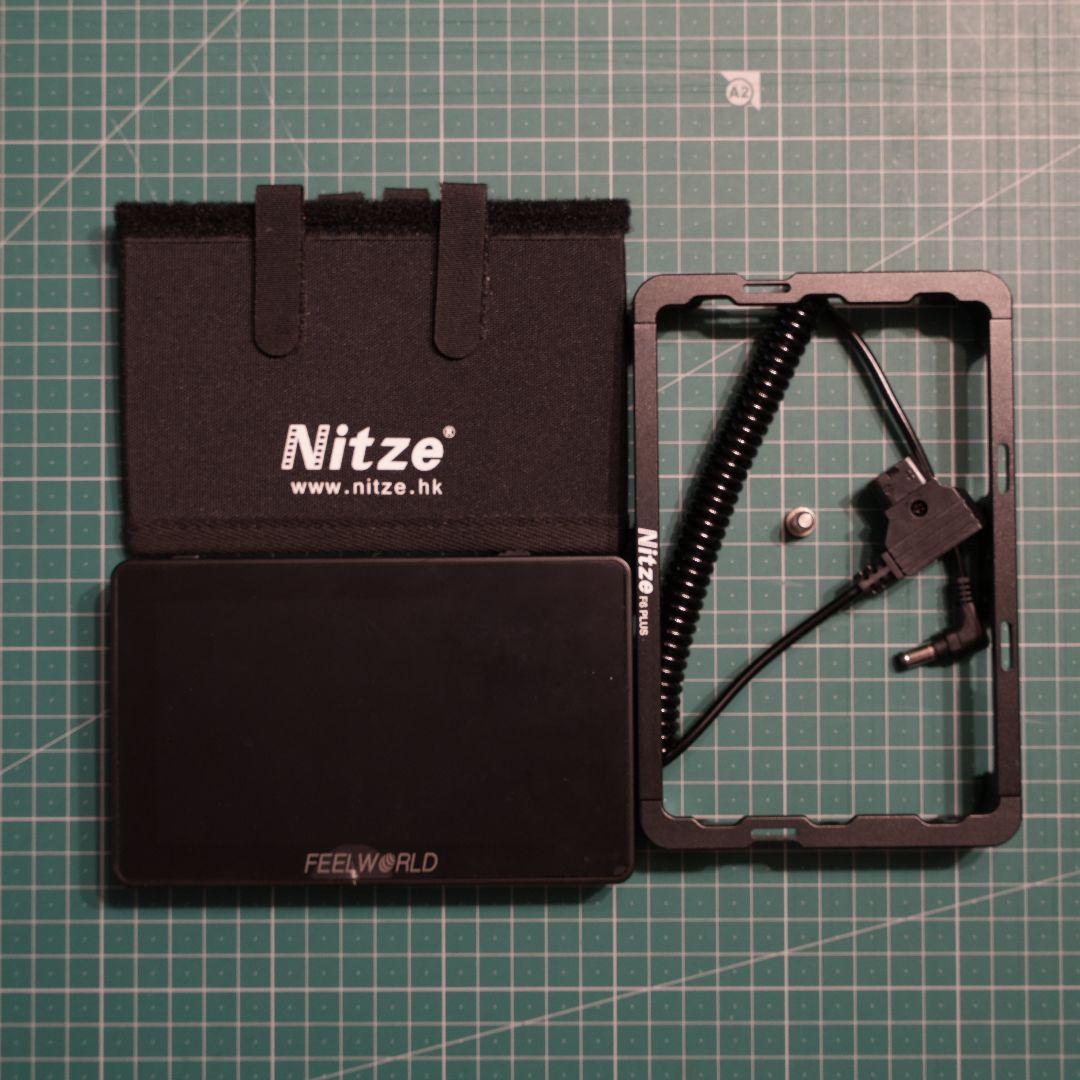 FEELWORLD F6 Plus 外部モニター　ケージ、ハードケース付き