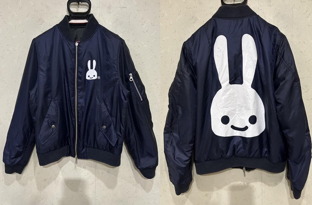 ＊CUNE リバーシブル うさぎ 刺繍 プリント スカジャン 1