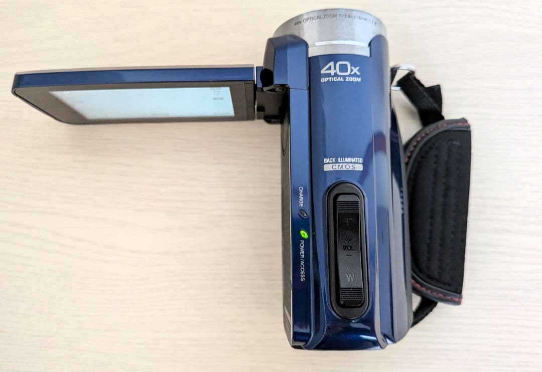 JVC Everio GZ-B800-A ビデオカメラ 青 専用BDライター付