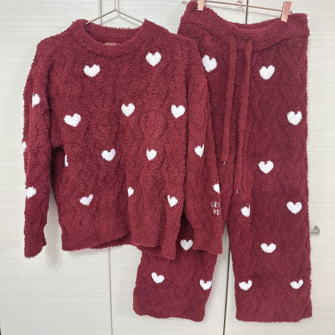 gelato pique ハートアランプルオーバー＆ロングパンツ