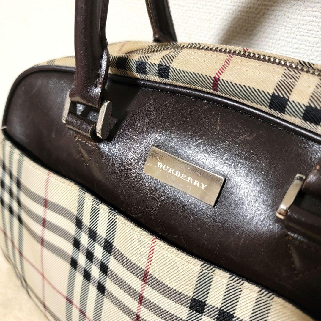 BURBERRY ボストンバッグ チェック柄