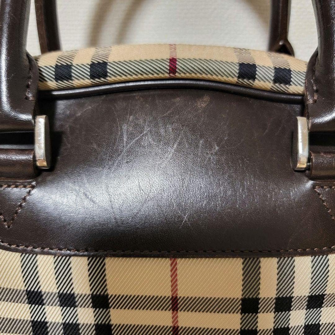 BURBERRY ボストンバッグ チェック柄