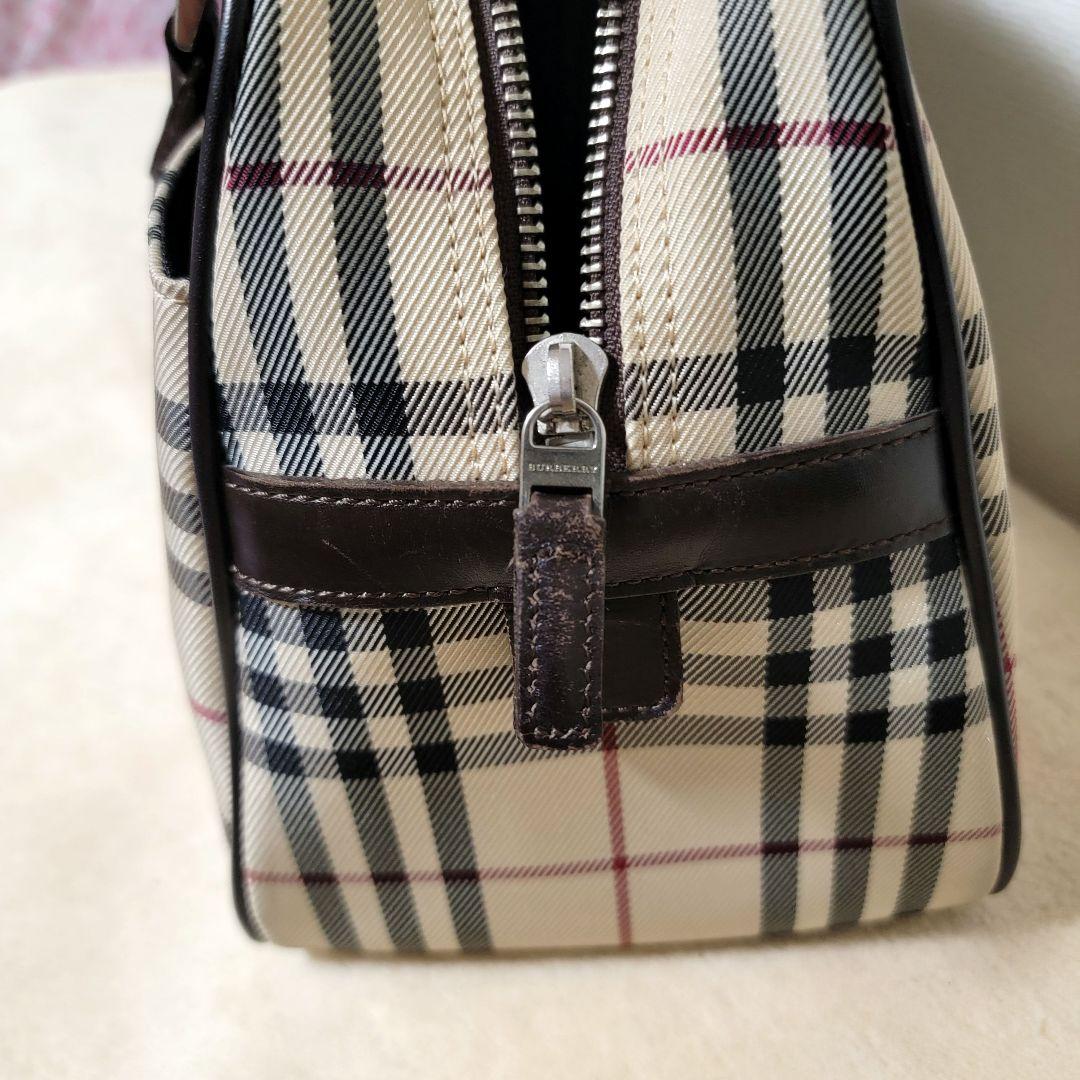 BURBERRY ボストンバッグ チェック柄