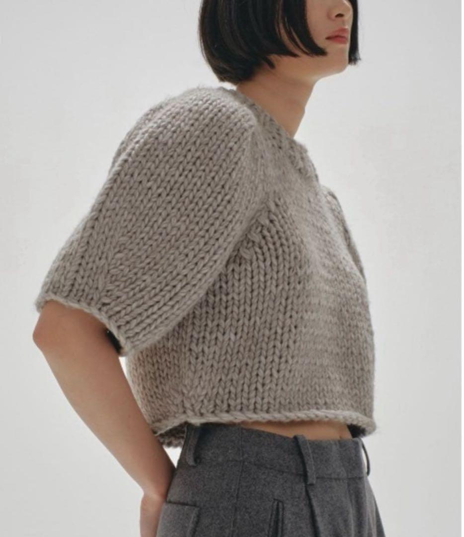 美品♡todayful Puffsleeve Hand Knit 半袖ニット